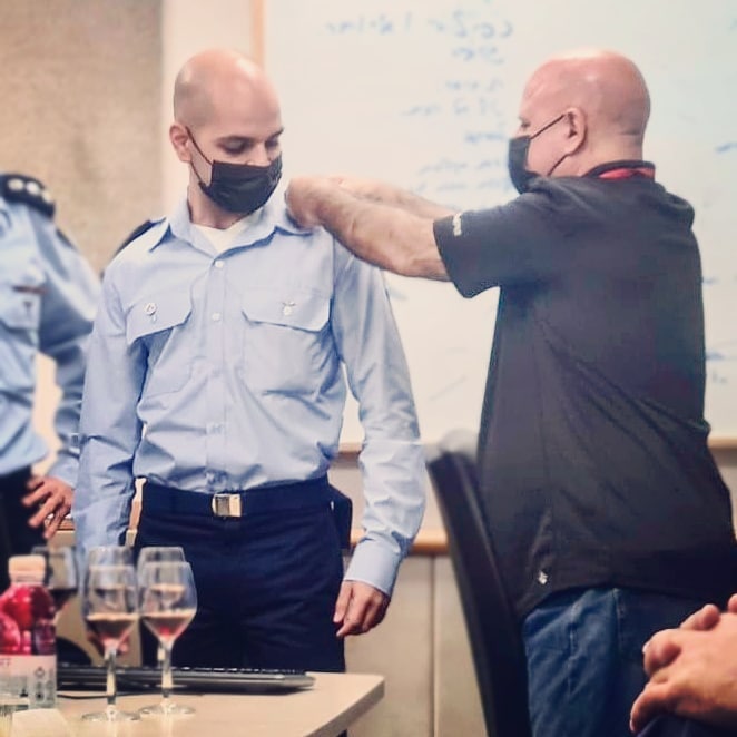 עומר גבאי בטקס הצטיינות בחיל האוויר